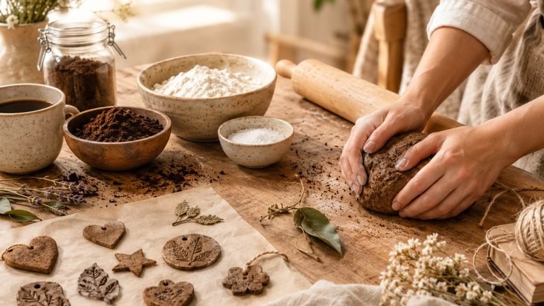 How to Make Coffee Clay at Home